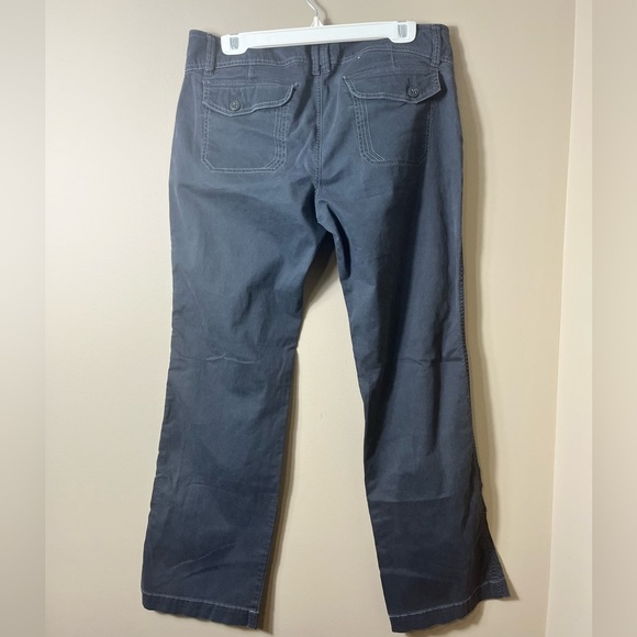 Vintage Y2K Old Navy Charcoal Gray Mid Rise Corduroy Pants SZ 14 Grunge Skater - Picture 2 of 12